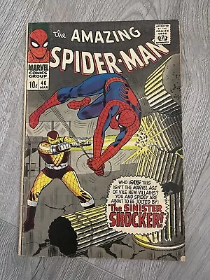 Buy AMAZING SPIDER-MAN 1967 #46 MARVEL COMICS 1st SHOCKER 🔑⚡️KEY BOOK • 120£