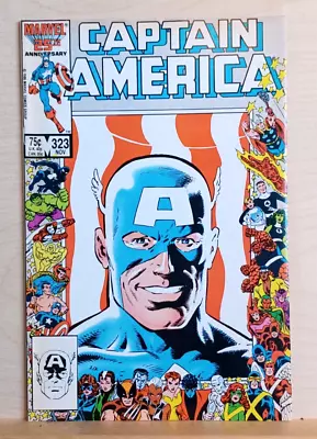 Buy Captain America #323 (1986) KEY 1st Appearance Super Patriot US Agent, VFN+ 8.5 • 45£