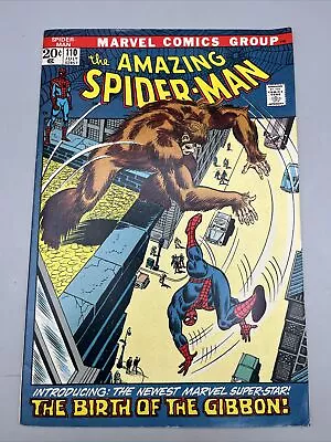 Buy Amazing Spider-Man #110 1st Appearance Of The Gibbon Marvel 1972 • 39.58£