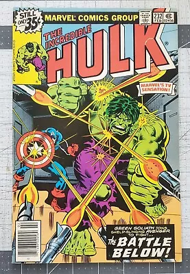 Buy Incredible Hulk #232 (Marvel, 1979) Captain America Appearance VG/FN • 2.36£