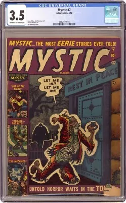 Buy Mystic #7  CGC VG- 3.5  1952 Atlas Pre-code Horror • 187.30£