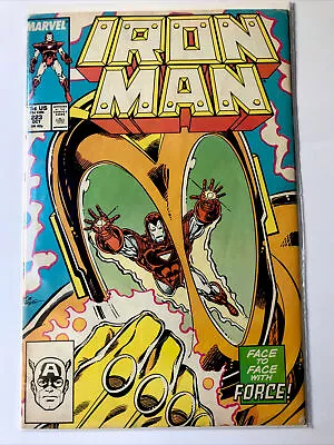 Buy Iron Man #223 Bob Layton Cover-marvel Comics-1987 Vf- Bagged & Boarded • 4£