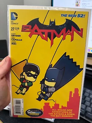 Buy Batman #27 1:25 Scribblenauts Variant Cover New 52 DC Comics • 7£