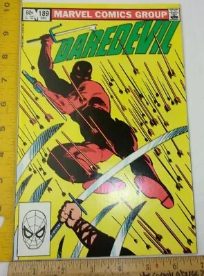 Buy Daredevil 189 NM Comic Book Marvel 1982 Black Widow App HIGH GRADE Frank Miller • 15.14£