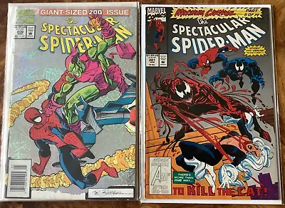 Buy Spectacular Spider-Man 200 201 Newsstand Prism Cover Maximum Carnage Vemon • 4.73£
