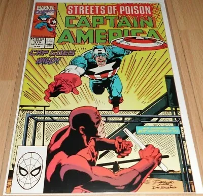 Buy Captain America (1968 1st Series) # 375...Published August 1990 By Marvel • 9.95£