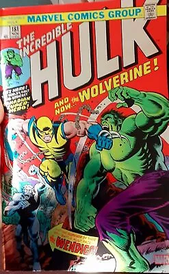 Buy Incredible Hulk #181 - Marvel Comics - 2023 - Facsimile Edition - Foil Variant • 7.95£