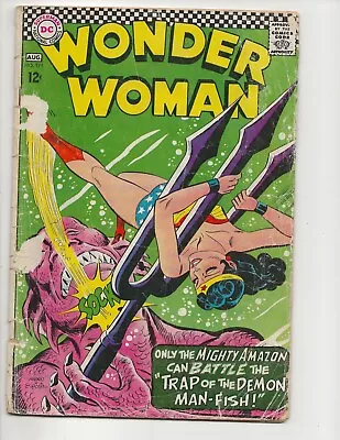 Buy WONDER WOMAN COMIC (DC,1967) #171 Demon Man-Fish Silver Age Andru • 16.08£