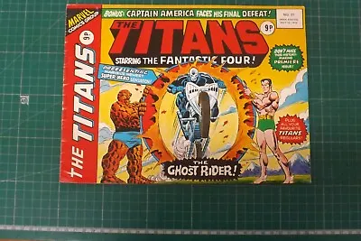 Buy COMIC MARVEL COMICS GROUP THE TITANS FANTASTIC FOUR No.31 1976 GN1055 • 9.99£