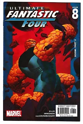 Buy Ultimate Fantastic Four #8 - Marvel 2004 - Cover By Stuart Immonen  Doom: Part 2 • 5.99£