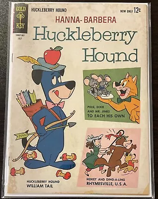 Buy Huckleberry Hound # 21 (1963) Gold Key Comic Book Hanna-Barbera Dell With Mylar • 5.53£