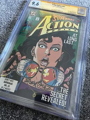 Buy Action Comics #662 CGC 9.6 Signed Bob McLeod Artist Superman Reveals Identity • 195£