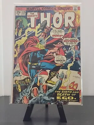 Buy THE MIGHTY THOR #228 - Key Issue Origin Of EGO The Living Planet (Bronze Age) • 35.98£