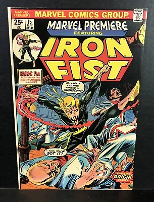 Buy Marvel Premiere #15 1974 First IRON FIST. A Few Minor Flaws. A Really Nice Copy • 221.36£