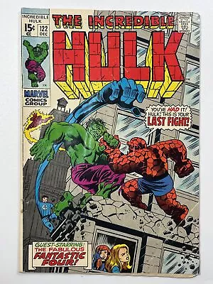Buy Incredible Hulk #122 (1969) Hulk Vs. Thing In 3.0 Good/Very Good • 23.41£