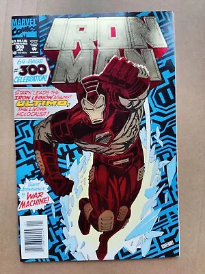 Buy Iron Man #300 Marvel Comics 1994 Newsstand Edition Foil Cover VF • 3.56£