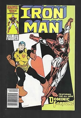 Buy 1986 Marvel-Iron Man #213-Fortune's Child-Features - All New Dominic Fortune-VF+ • 6.32£