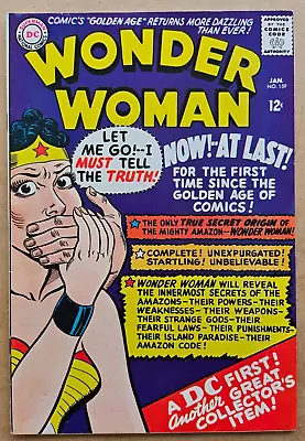 Buy WONDER WOMAN #159 (DC 1966) - Origin Story - F/VF • 56.30£