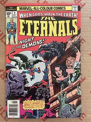 Buy The Eternals #4 (1976) 1st App. Gammenon The Gatherer - UK Pence - Marvel Comics • 8.99£