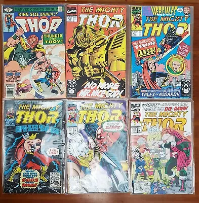 Buy The Mighty Thor Comic Book Lot (Annual 8, 435 437 450 452 454 466 467 468 472) • 10.39£