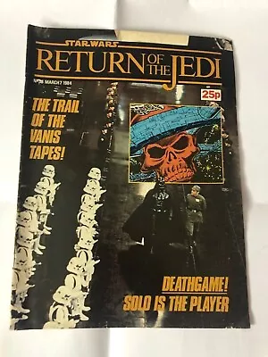 Buy STAR WARS RETURN OF THE JEDI #38 7th March 1984 Marvel Comic Weekly Magazine • 2.35£