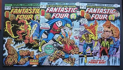 Buy FANTASTIC FOUR Lot Of 3 Comics 163 165 168 Marvel High Grade • 23.72£
