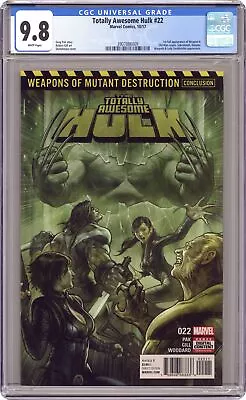 Buy Totally Awesome Hulk #22A 1st Printing CGC 9.8 2017 3907886009 • 91.62£