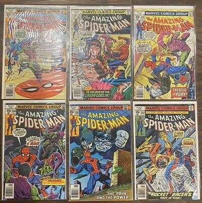 Buy The Amazing Spider-Man Bronze Age Lot 177 178 179 180 181 182 VG FINE FN • 118.54£