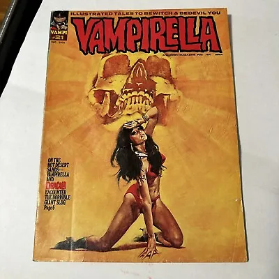 Buy Vampirella #21 Very Fine Minus 7.5 Warren Magazine Dracula Pendragon 1972 • 15.03£