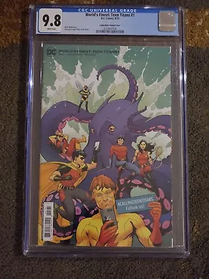 Buy Worlds Finest: Teen Titans #1 1:50 Ratio Lupacchino Cover 2023 DC Comics CGC 9.8 • 140.11£