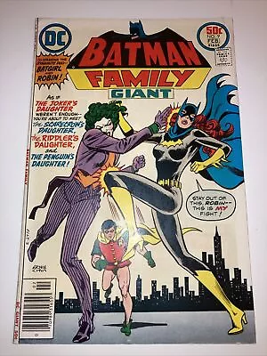 Buy Batman Family Giant #9 DC Comics 2nd Cover Appearance Joker's Daughter FN • 29.99£