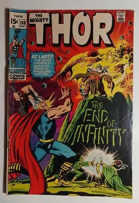 Buy Mighty Thor  #188 May 1971 Origin Of Infinity  Vg 4.0 • 9.99£