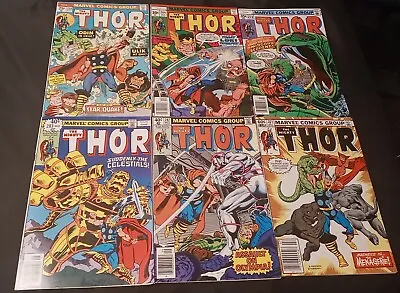 Buy The Mighty Thor Lot Of (6) 239 Vf/nm 264 273 283 287 Nm 321  Vf/nm • 56.21£
