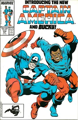Buy Captain America #334 (vol 1)  Lemar Hoskins As Bucky  Marvel  Oct 1987  V/g • 19.99£