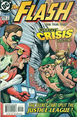 Buy The Flash #215 Johns Porter Green Lantern Batman Identity Crisis JLA NM/M 2004 • 3.19£