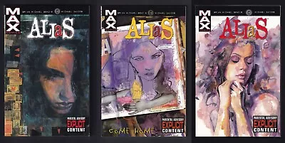 Buy Alias Vol. 1-3 TPB Marvel 2002 Jessica Jones, Purple Man Collects Issues #1-21 • 23.66£
