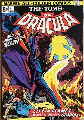 Buy Tomb Of Dracula #27 VF December 1974 Gene Colan First Appearance Mae Li Nice Key • 14.99£