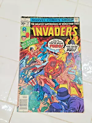 Buy The Invaders #21  1977 • 6£