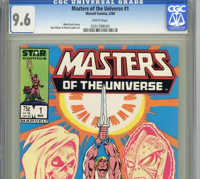 Buy Masters Of The Universe 1 CGC 9.6 Marvel Star Comics 1986 White Pages • 80.05£