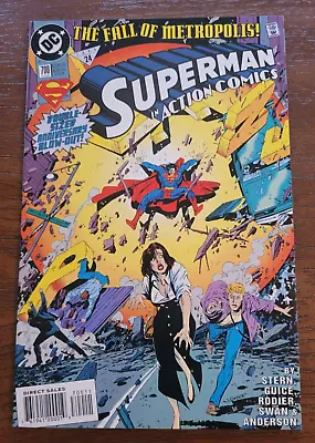Buy Superman In Action Comics #700 - The Fall Of Metropolis! - June 1994 • 1.49£