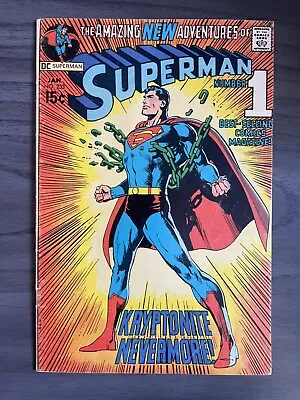 Buy Superman #233 Neal Adams Iconic Cover Bronze Age DC Comics 1971 • 70.17£