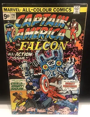 Buy CAPTAIN AMERICA #190 Comic Marvel Comics Bronze Age • 3.27£