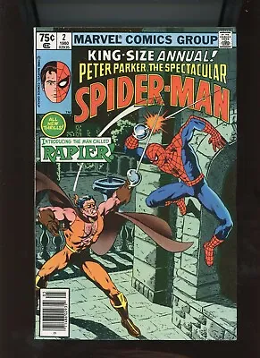Buy 1980 Marvel,   Spectacular Spider-Man   Annual # 2, Key, 1st Rapier, VF/NM, BX87 • 14.15£