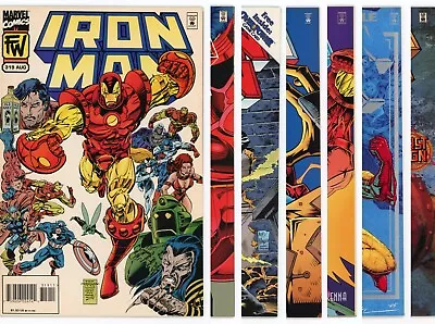 Buy Iron Man #319 320 321 322 323 325 326 NM 7-Comic RUN Newsstand LOT 1995 Marvel • 18.98£