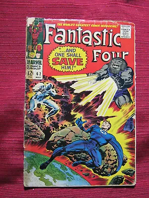 Buy Fantastic Four #62 (1967) Silver Age, Marvel Comics Key 1st Blastaar, Jack Kirby • 16.06£