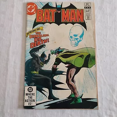 Buy Batman #345 - DC 1982 - 1st App Dr Death • 2.99£