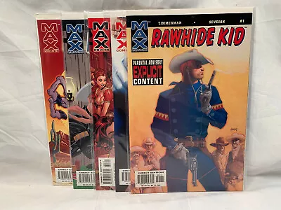Buy RAWHIDE KID 1 2 3 4 5 FULL SET 2003, Marvel MAX, J. Scott Campbell Dodson 9.2 NM • 16.07£