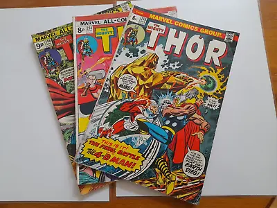 Buy Thor #216 #234 #246 1970's Low Grade Readers 3 X Comics • 9.99£