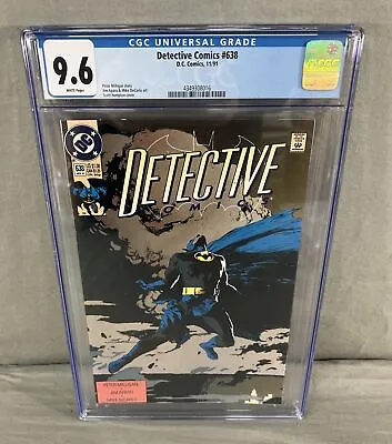 Buy Detective Comics #638 CGC 9.6 White Pages • 28.59£