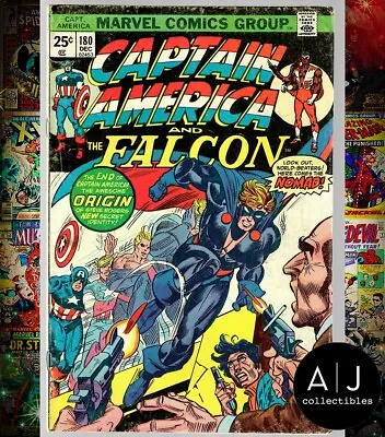 Buy Captain America #180 VG/FN 5.0 (MARVEL) 1974 • 31.62£